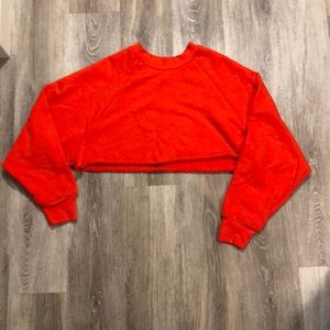 ALO CROPPED SWEATER